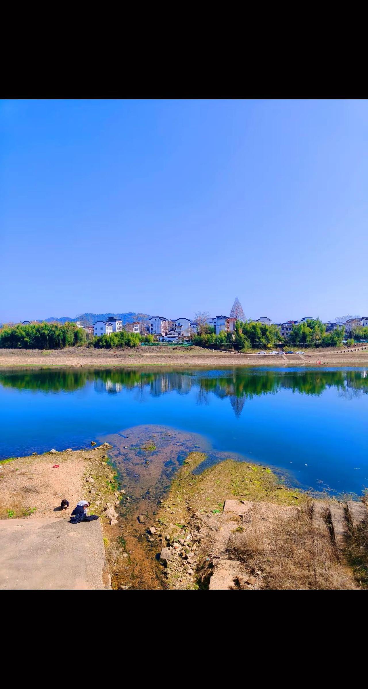 抖出你的家乡美景 外婆家在河对岸