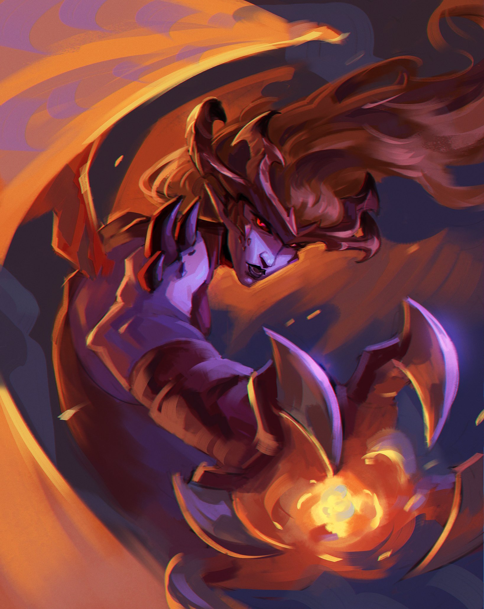 新版希瓦娜同人（cr:tashinaart）英雄联盟