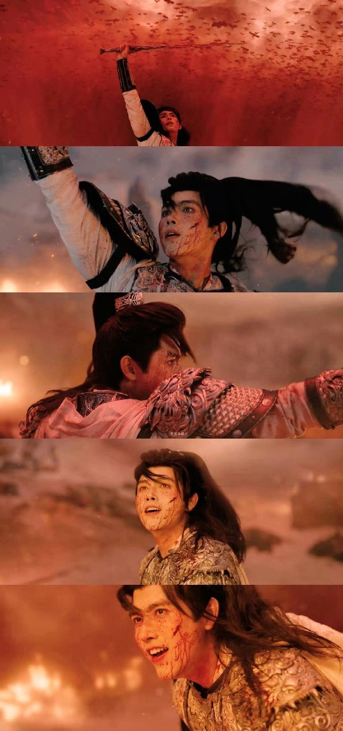 陈飞宇新剧骗不了迪丽热巴的原因 迪丽热巴红衣白发+陈飞宇银甲戎装，白日提灯同框，