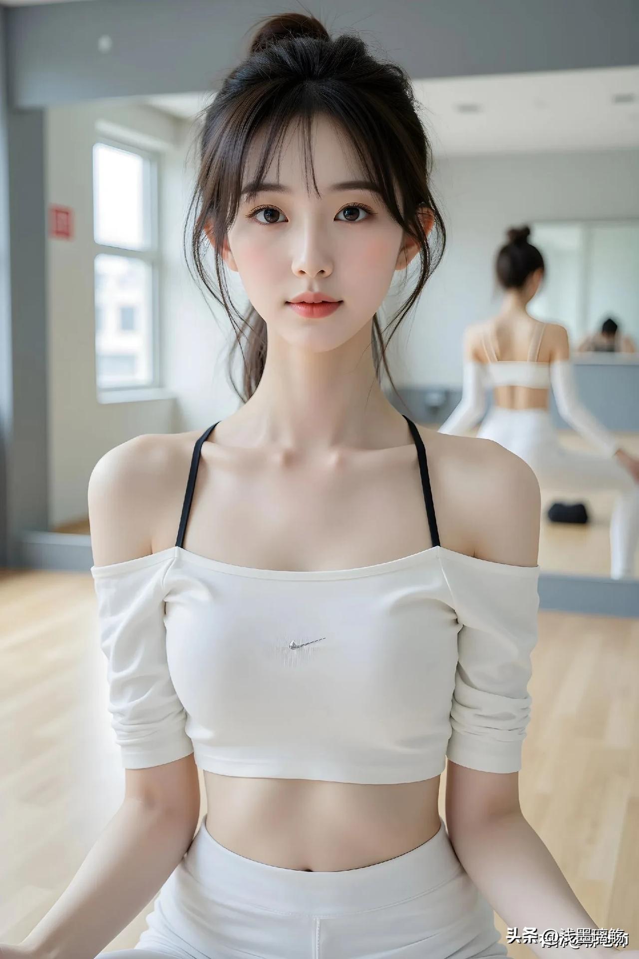 今天开启元气少女健身打卡啦！早上起来，先做了 30 个开合跳热身
然后跑了 5 
