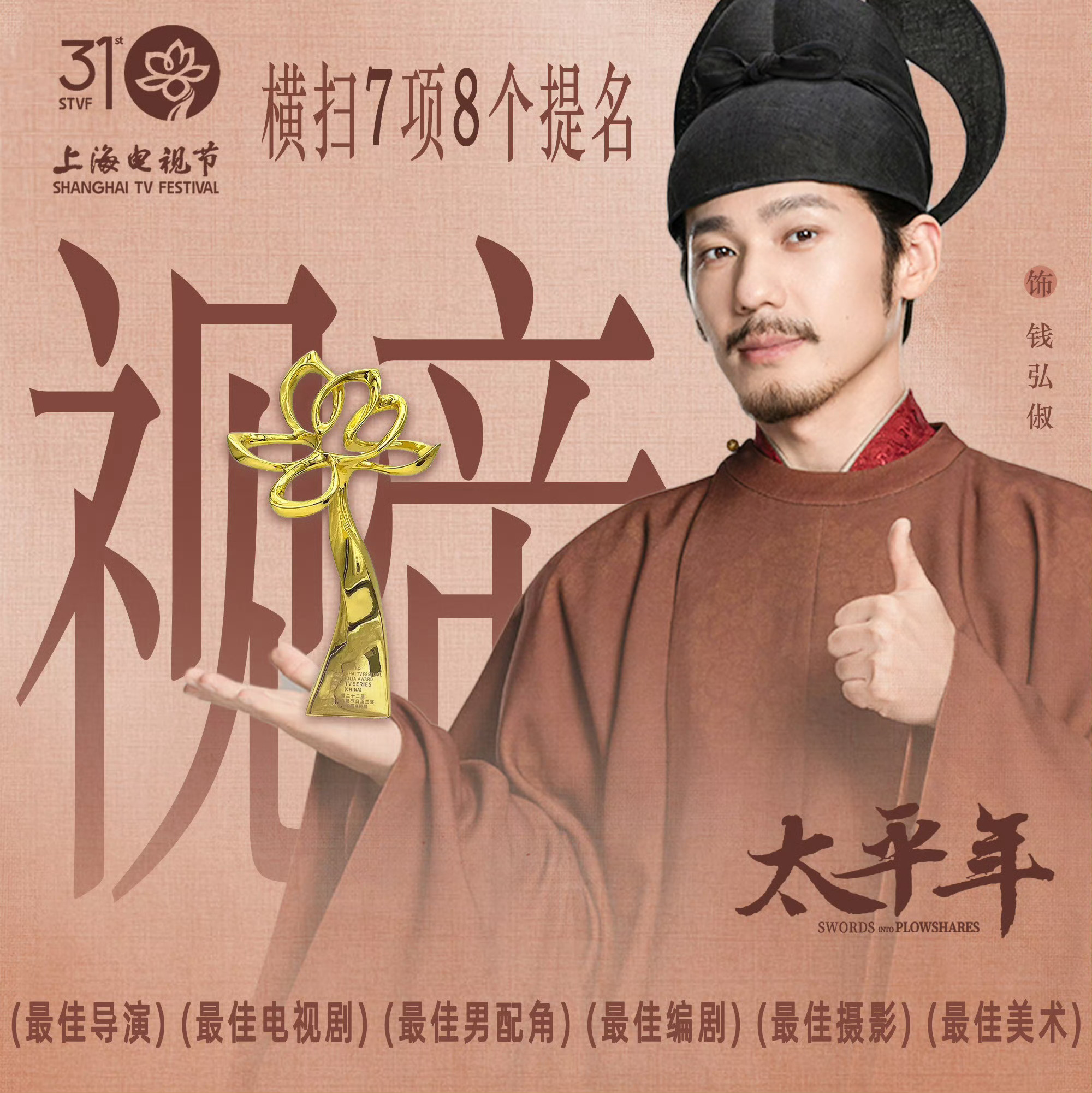 开押 白玉兰海外推广大使 。白宇、杨幂 。 