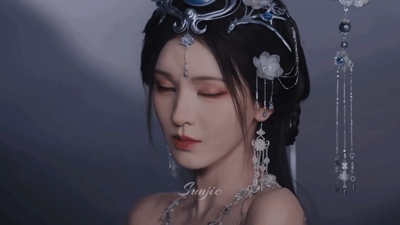 张予曦再次cos貂蝉姐姐越来越美 