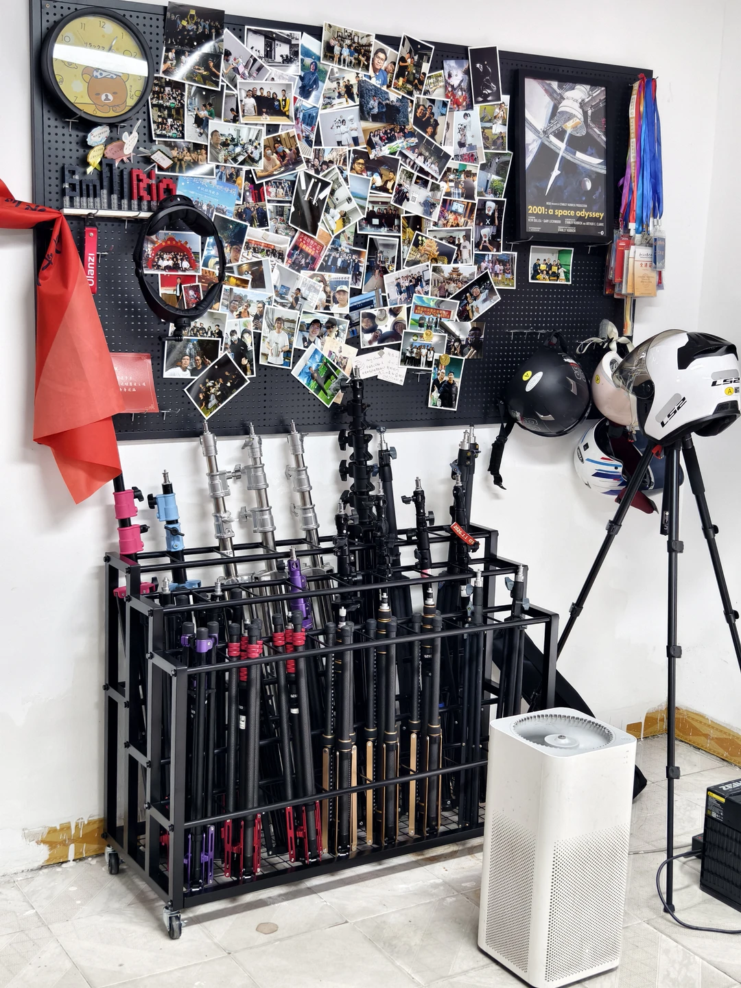 你们灯架是怎么收纳的