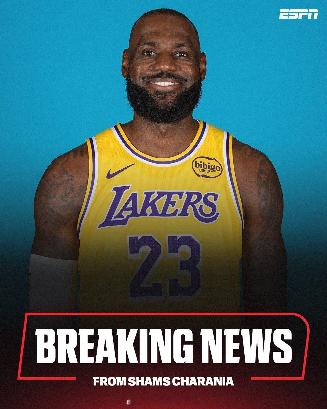 湖人从发展联盟召回詹姆斯，并将在周二和球队合练，即将开启赛季首秀 