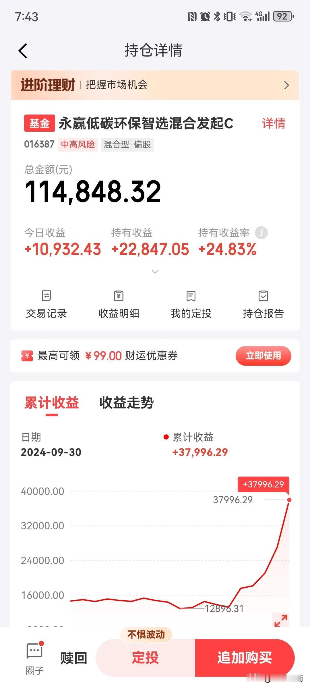 低空经济起飞！#基金涨疯了#