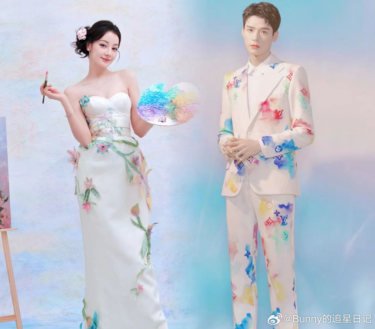 #龚俊衣服上图案好像迪丽热巴画的#我嗑的cp上大分！豹豹猫猫这组图片也太美了吧[