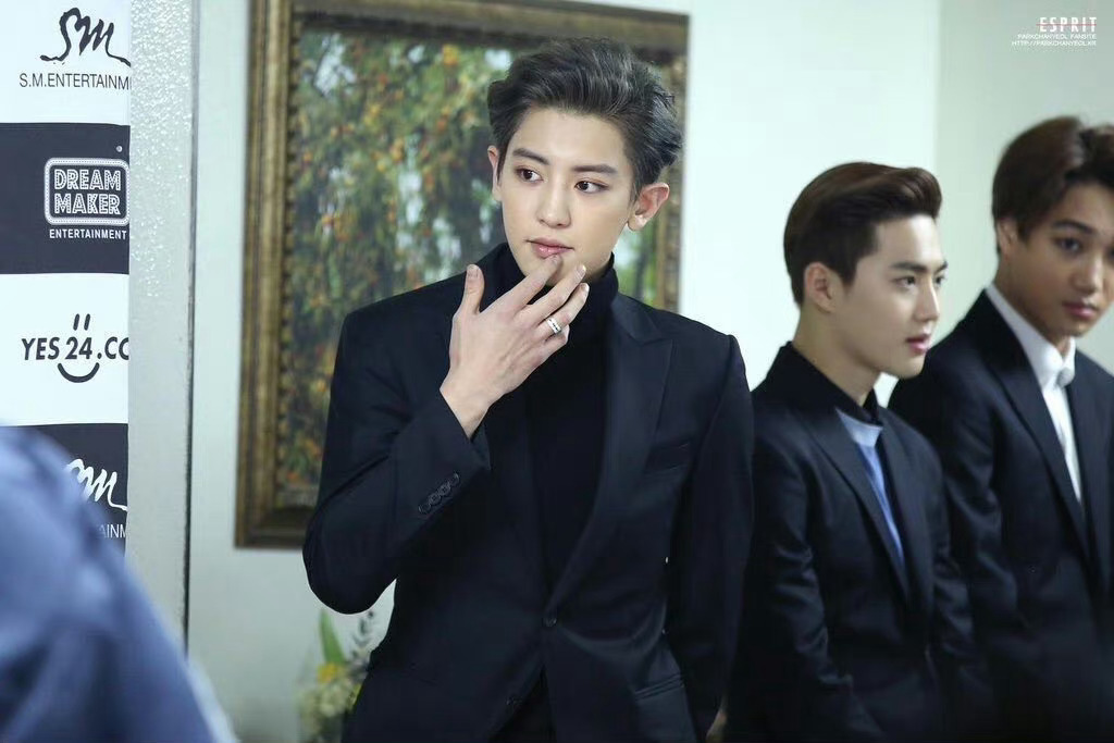 #朴灿烈# 150308 二巡演唱会新闻发布会 ​​​