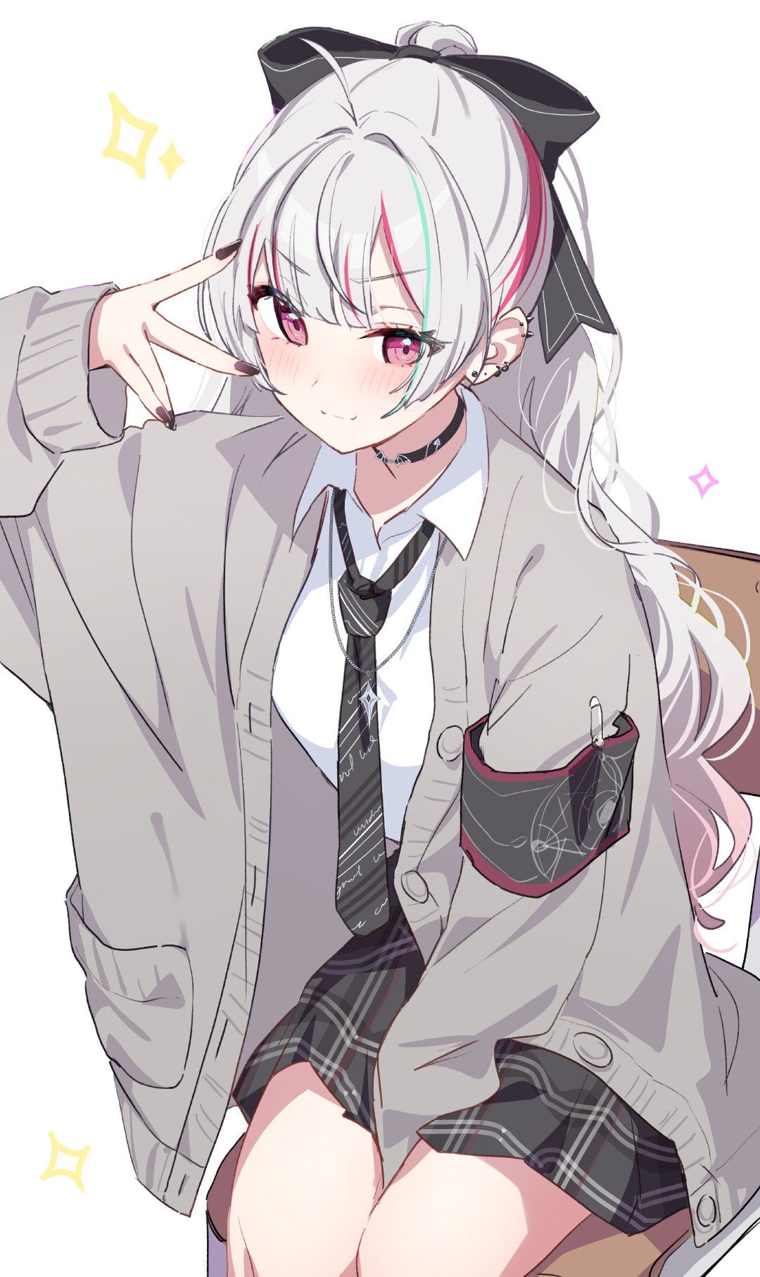 石神望——虚拟YouTuber——画师: 桐月レイカ，网页链接