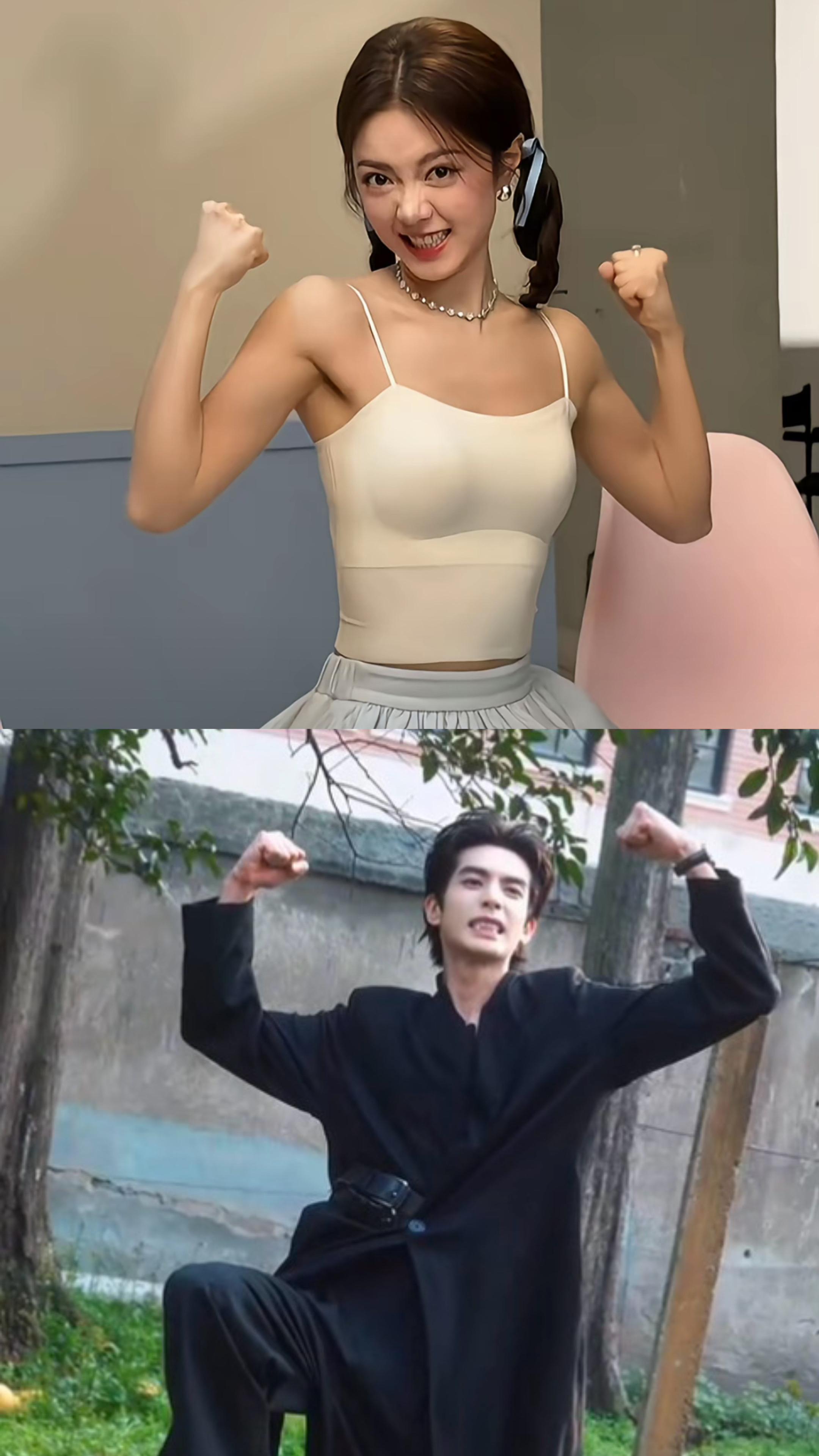 龙龙又忍不住了？我也不知道你模仿谁🤭。