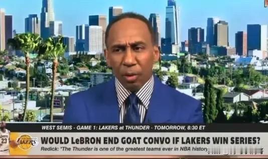 A-史密斯：詹姆斯带队击败雷霆，也无法让他成为GOAT！

湖人和雷霆的半决赛已