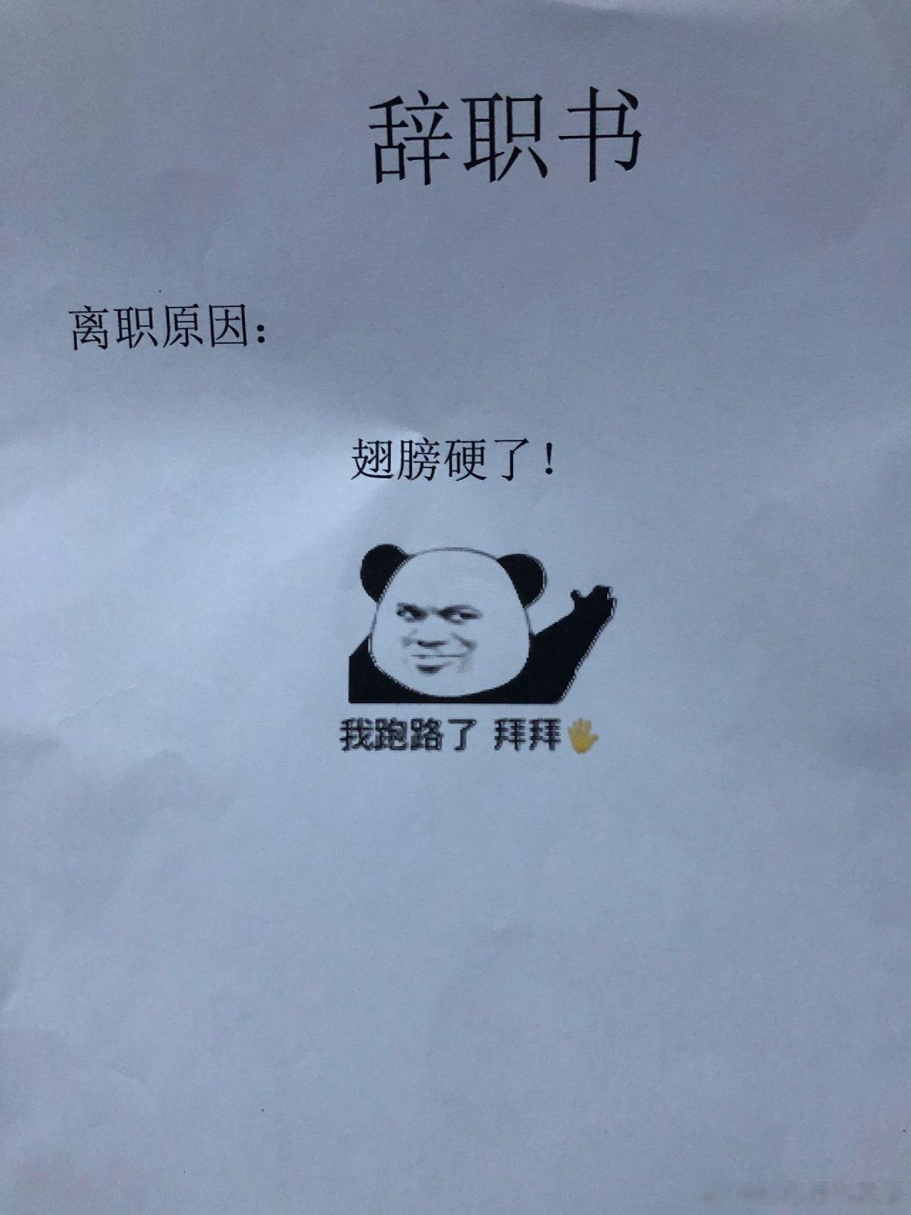 关于辞职的雷人雷语，真的是笑死人啊！ ​​​