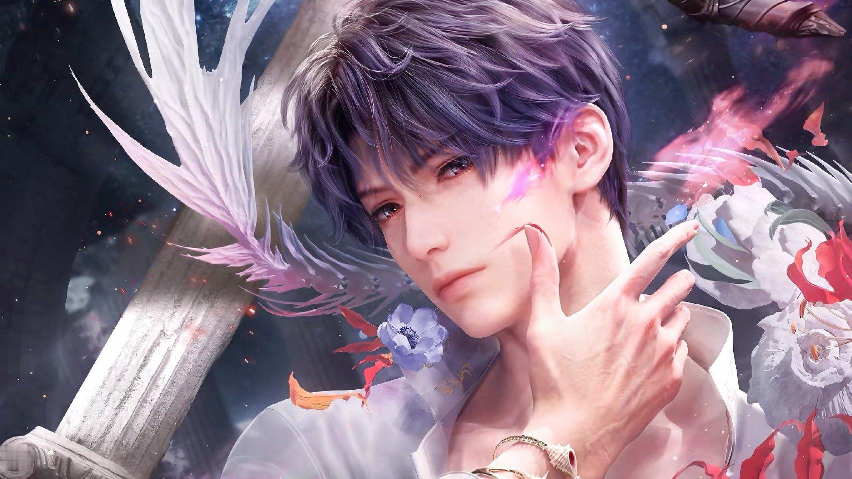 祁煜[超话]  🐟 恋与深空  我愿沉沦在爱欲中，寸步难行。简直太美了祁煜🥺