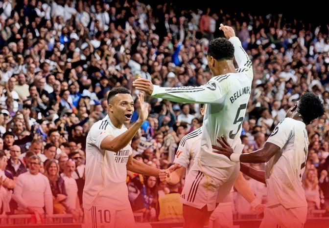 姆巴佩：确实很想终结对亚马尔的六连败？！上半场毫无争议满分，可惜丢了个点球。
贝