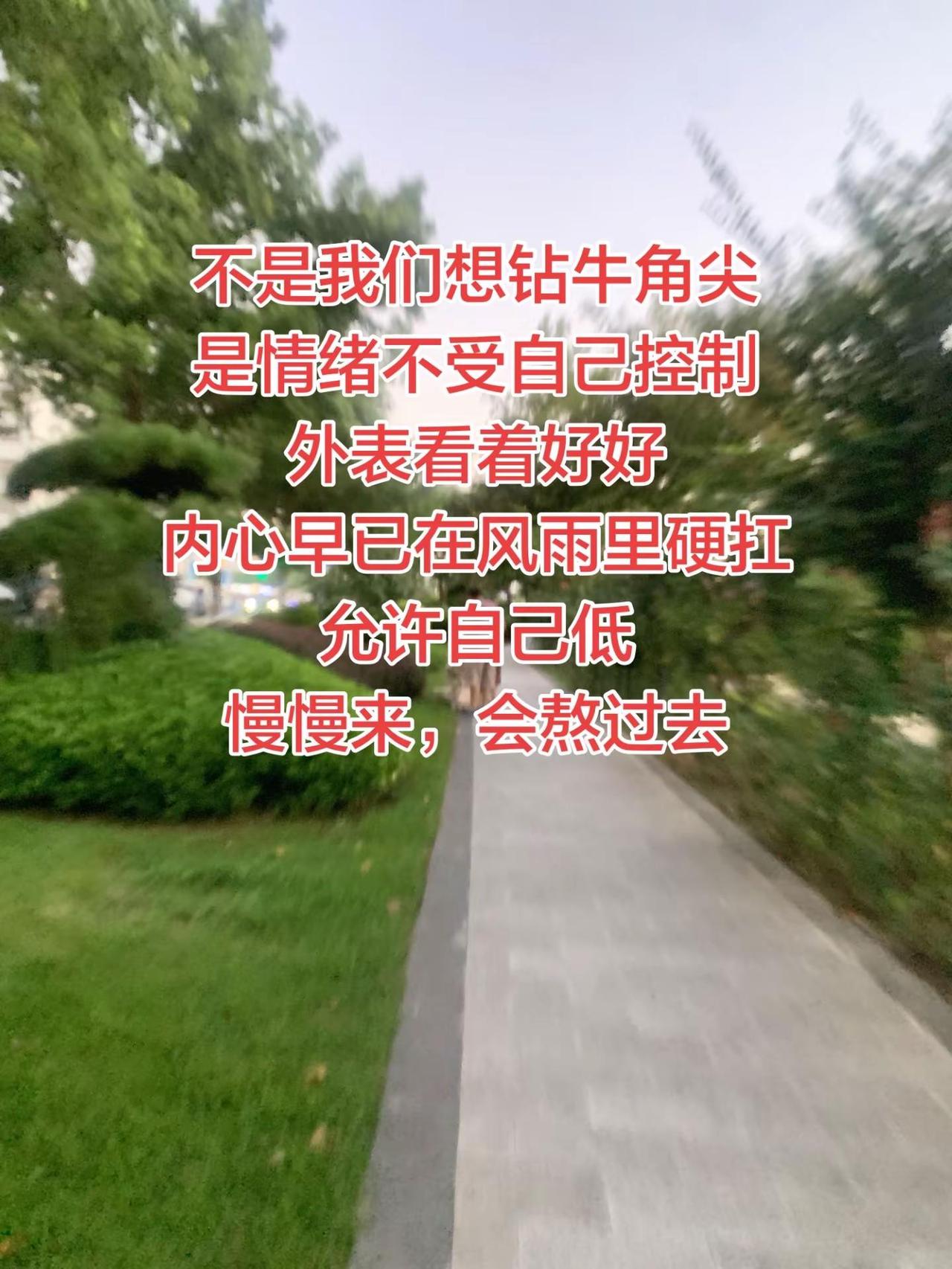 随便跟抑郁焦虑的人说想开点。不是我们想钻牛角尖，是情绪不受自己控制。外表看着好好