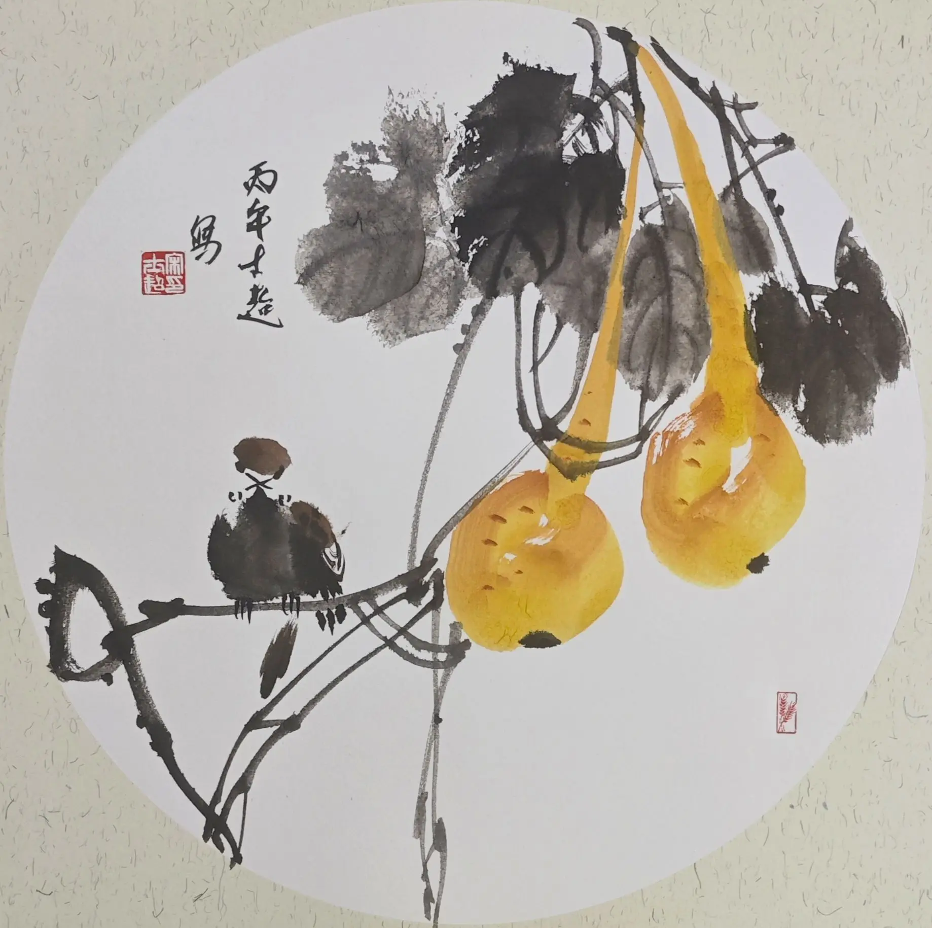 国画小品。小品学习
