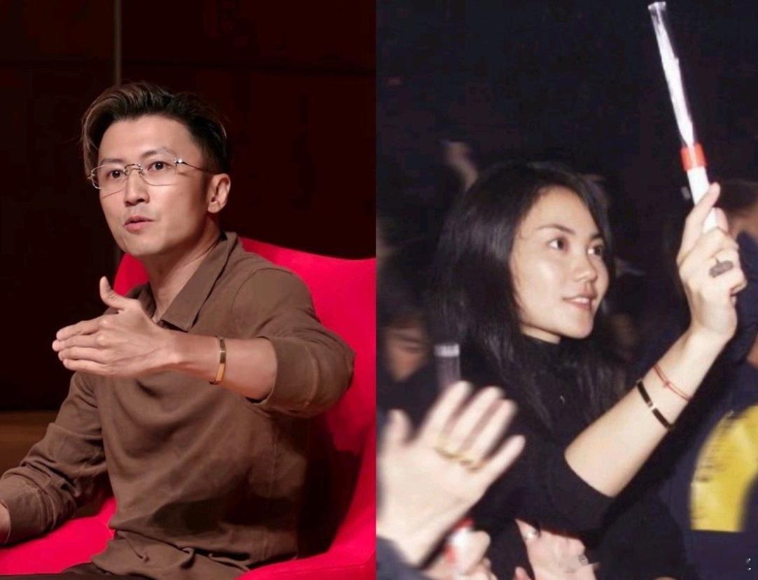 谢霆锋王菲情侣手镯热点观点﻿ 谢霆锋直播露手镯，王菲机场戴同款：一把螺丝刀锁了2