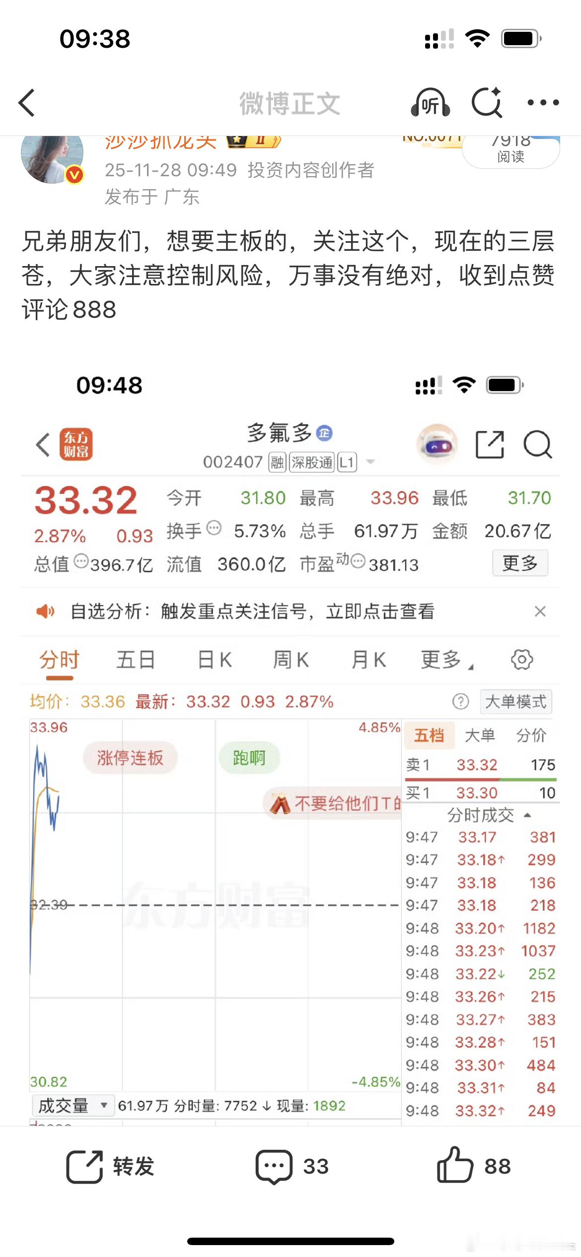 兄弟朋友们，上周五给大家分享的主板票吃了十个点左右，不激进的可以止盈啦！收到点赞