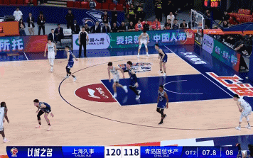 准绝杀！杨瀚森高质量掩护，鲍威尔三分，青岛121-120绝杀上海
北京时间10月
