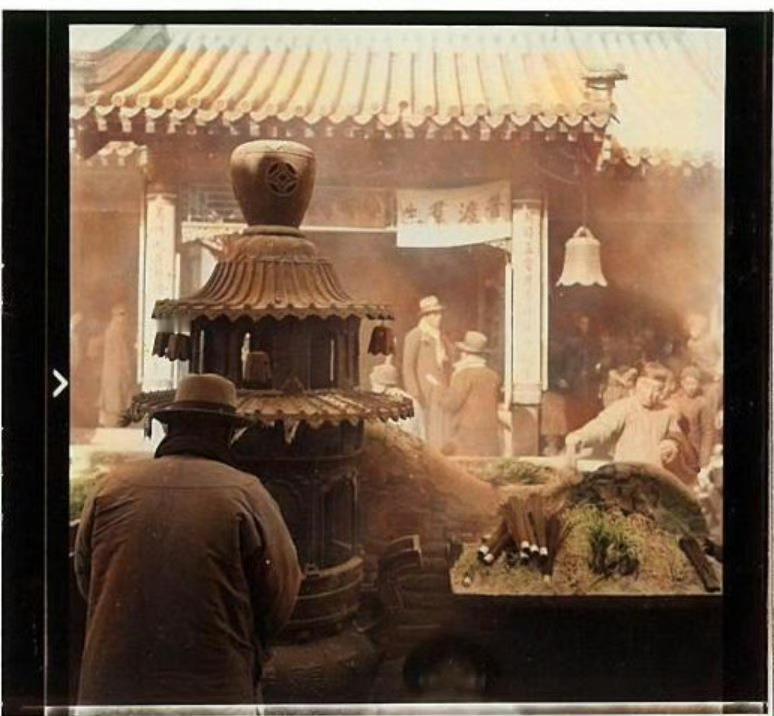 1940年左右，北京广安门外财神庙 