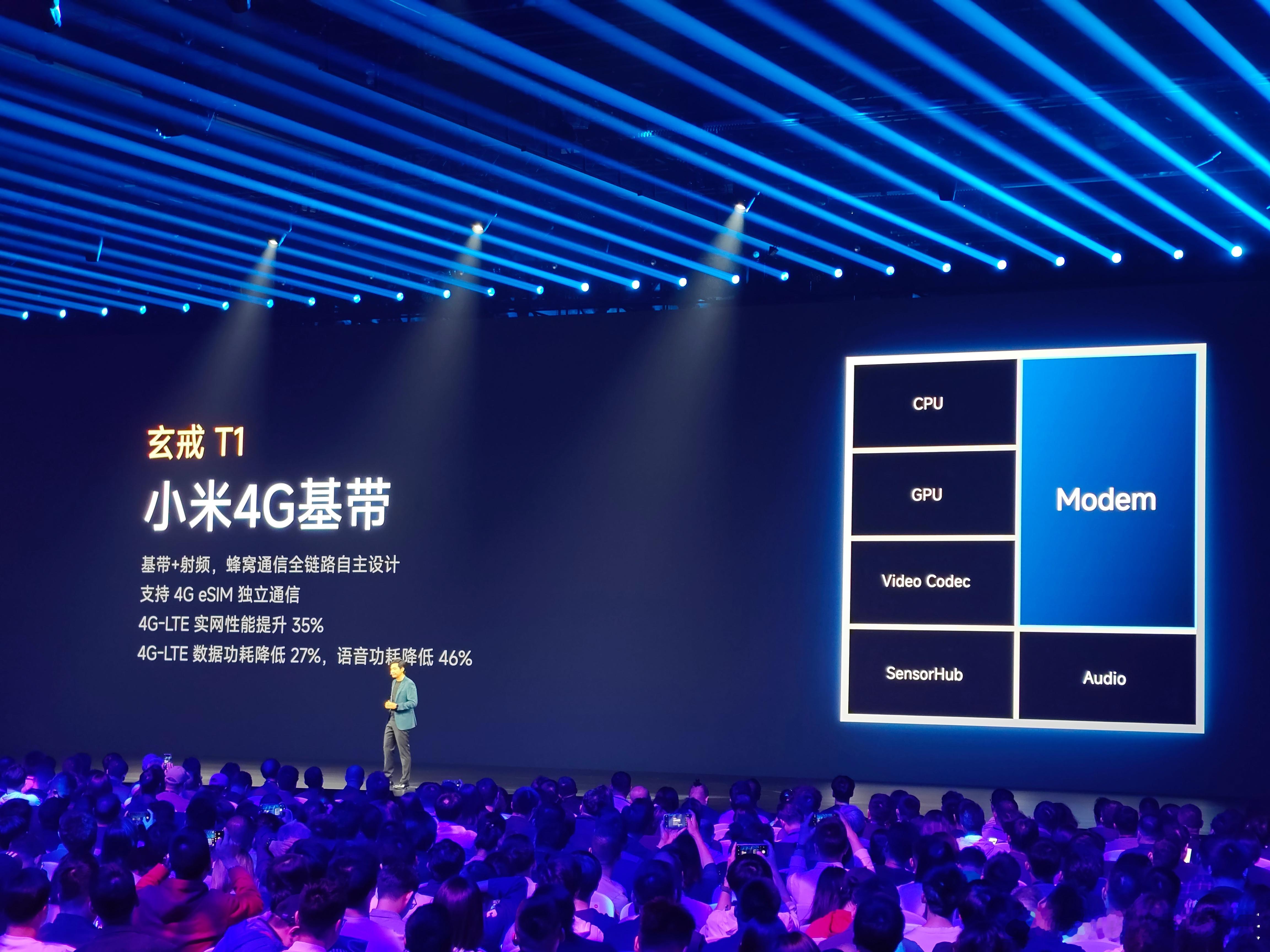 小米玄戒T1芯片发布集成自研基带在小米15周年战略新品发布会上，一颗专为智能手表