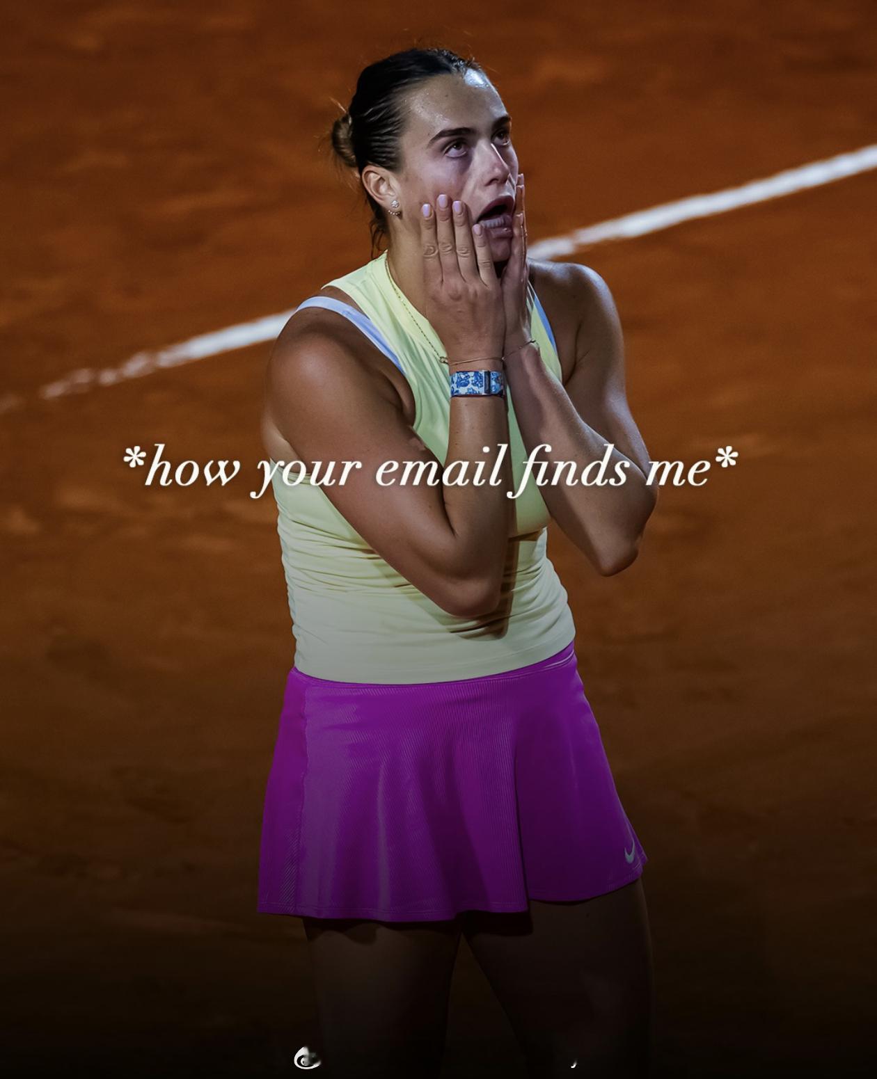 之前没留意到萨巴伦卡的这张抓拍📸网球talking大会网球wta