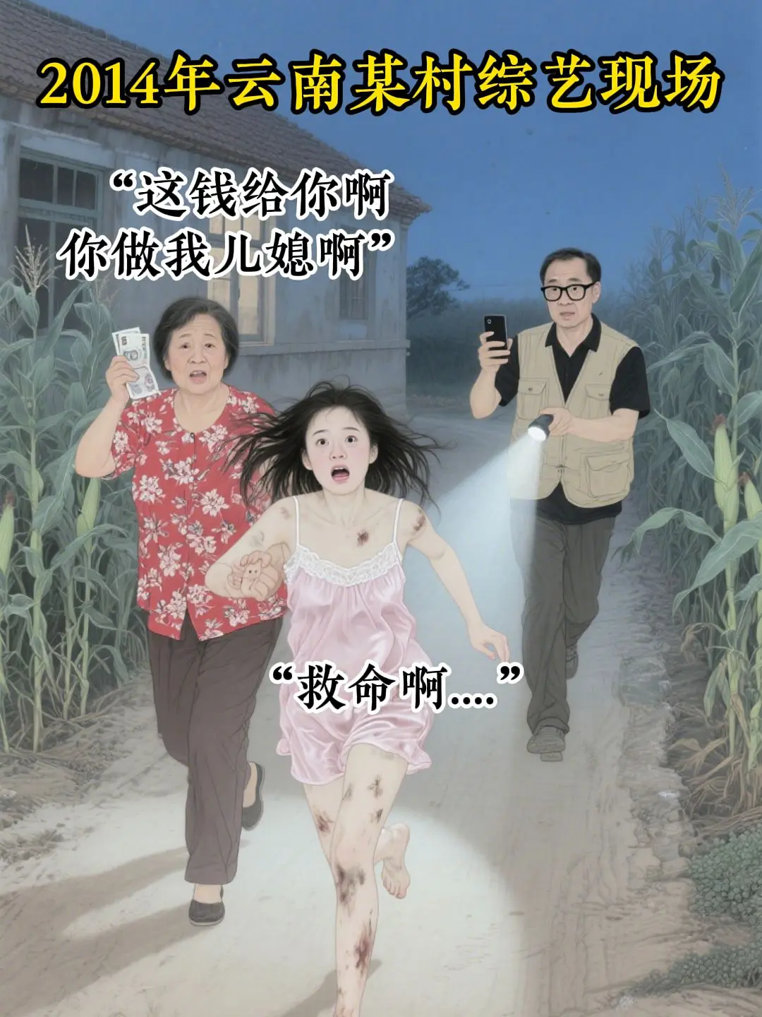 这不妥妥盲山照进现实了吗。