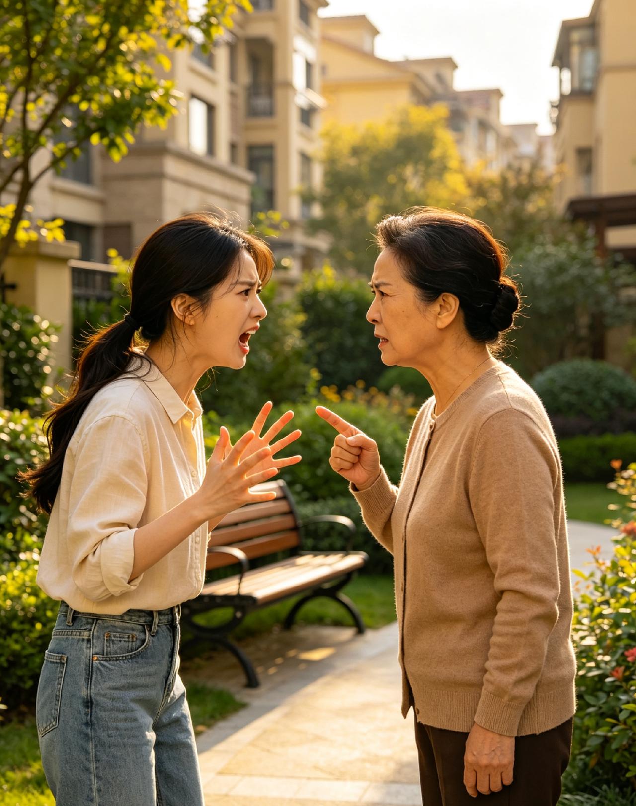 我认识一个阿姨，她跟儿媳妇不对付，原因是儿媳妇的做法寒了她的心。
儿媳妇与她儿子