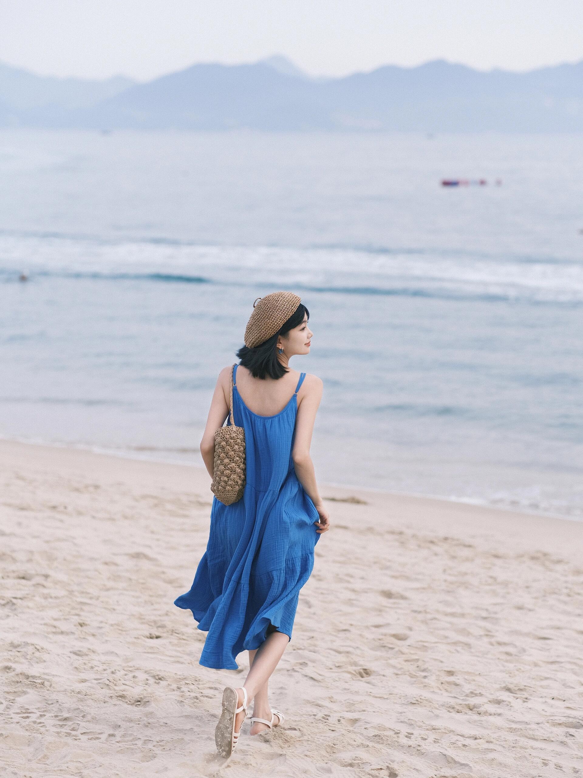 海边松弛感拍照姿势🏝️这样拍巨出片！📸 