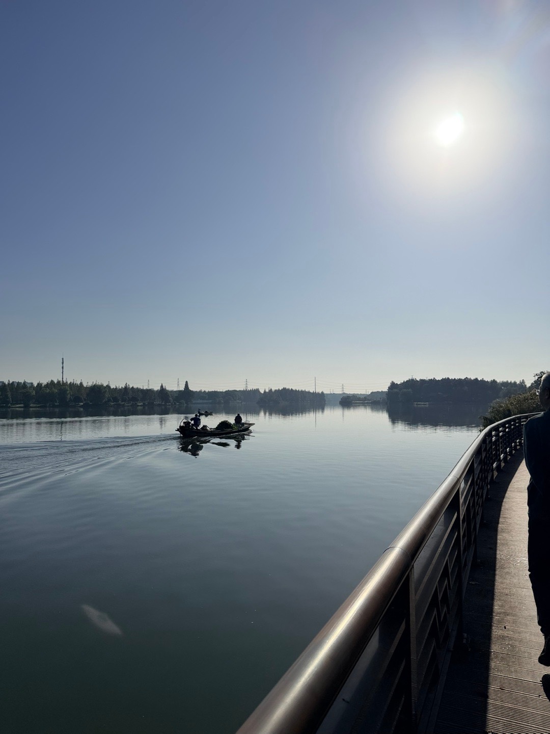 昨天喝了鉴湖水酿的冬趣。今天来鉴湖走一走。鉴湖真挺漂亮的。  ​​​