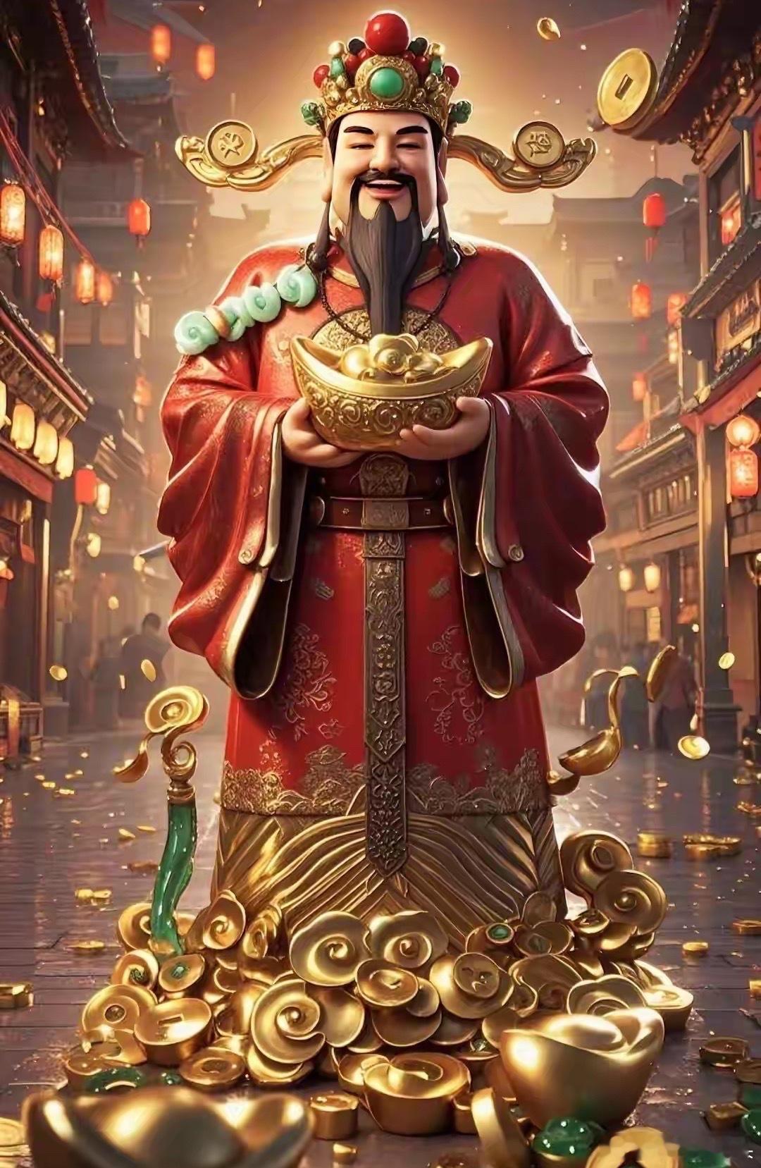 兄弟们咋们好久没接财神了，今天是周三我们一起来接财神，点赞评论888我们一起把财