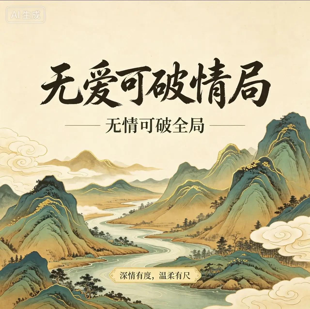 世人常叹，红尘滚滚，情局难破。殊不知，所谓“无爱可破情局，无情可破全局”，并非教