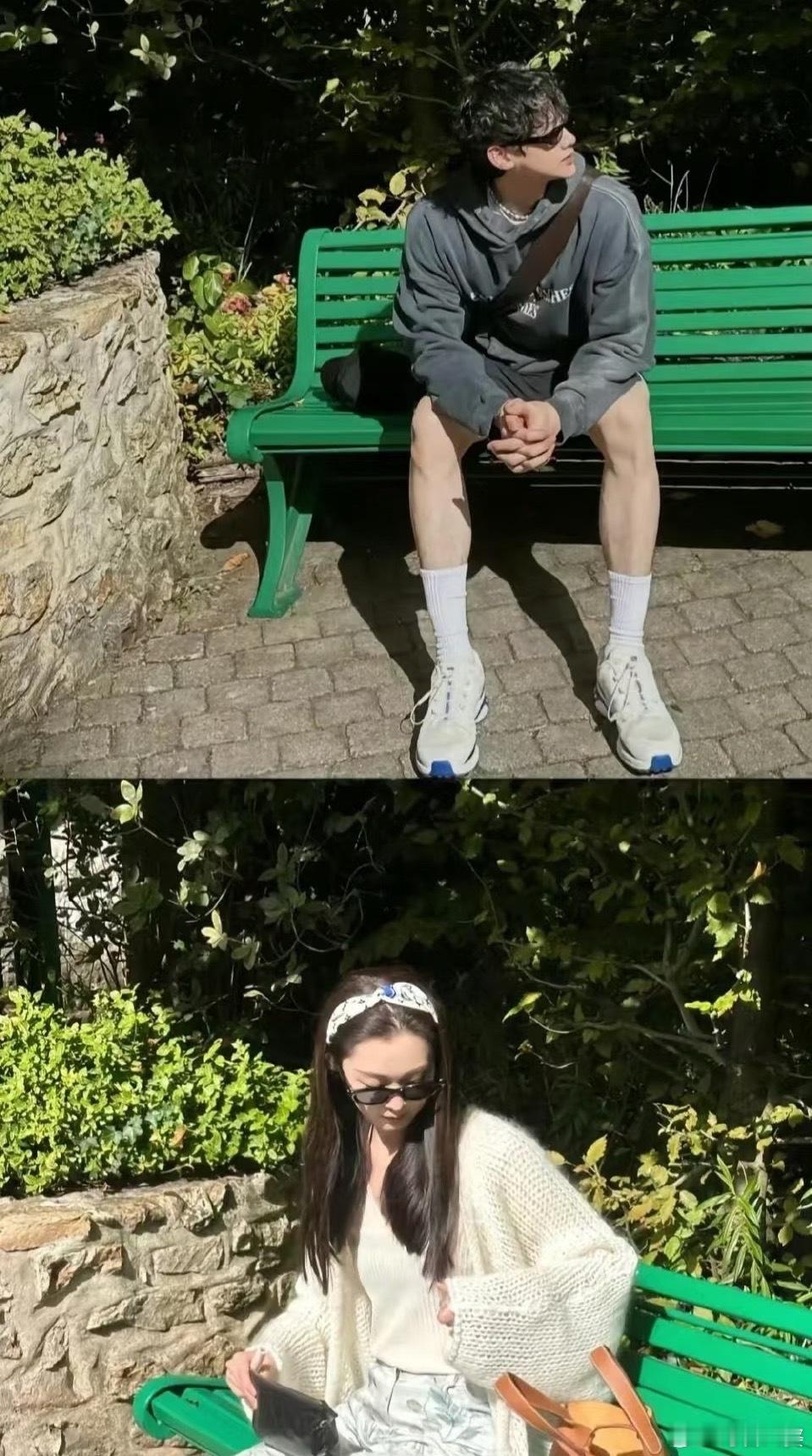 白敬亭 宋轶宋轶换的那个吃饭背景图笑死我了，两个小人共喝一杯饮料还带爱心，这不是