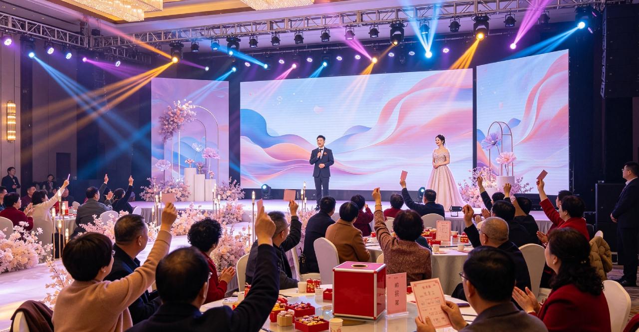 现在的婚礼越来越像一场娱乐节目！

周六中午去参加一场婚礼，回来最大的感触：现在