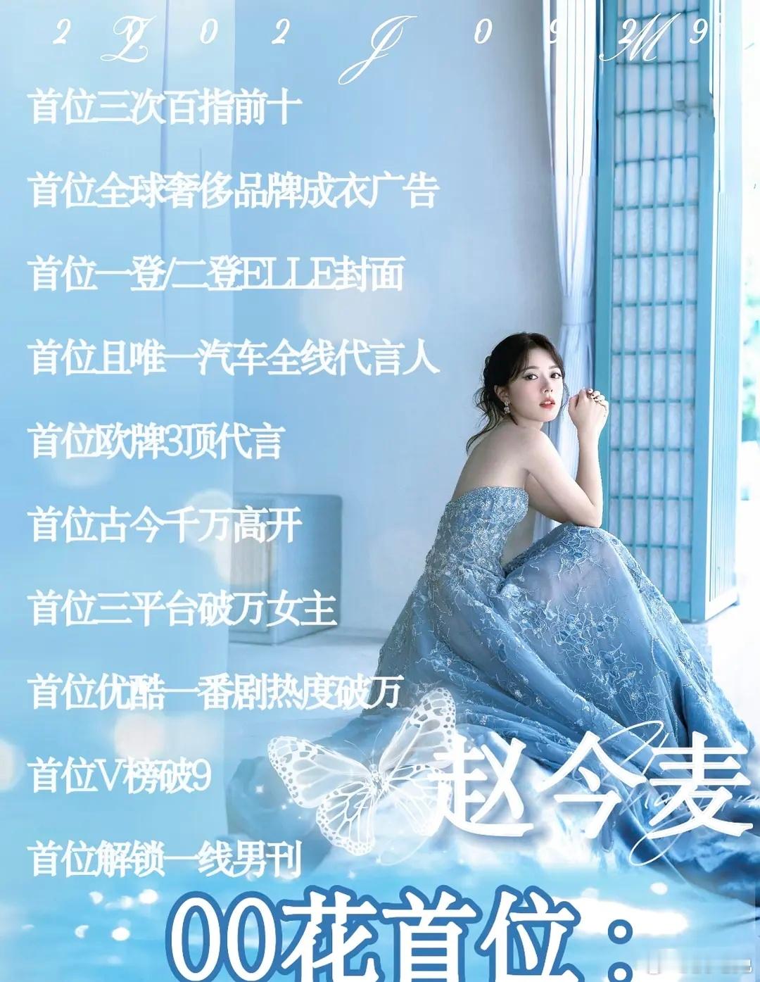 赵今麦实绩图什么水平？只要限定词够多，人人都是001[老师好] 这图的审美和她g
