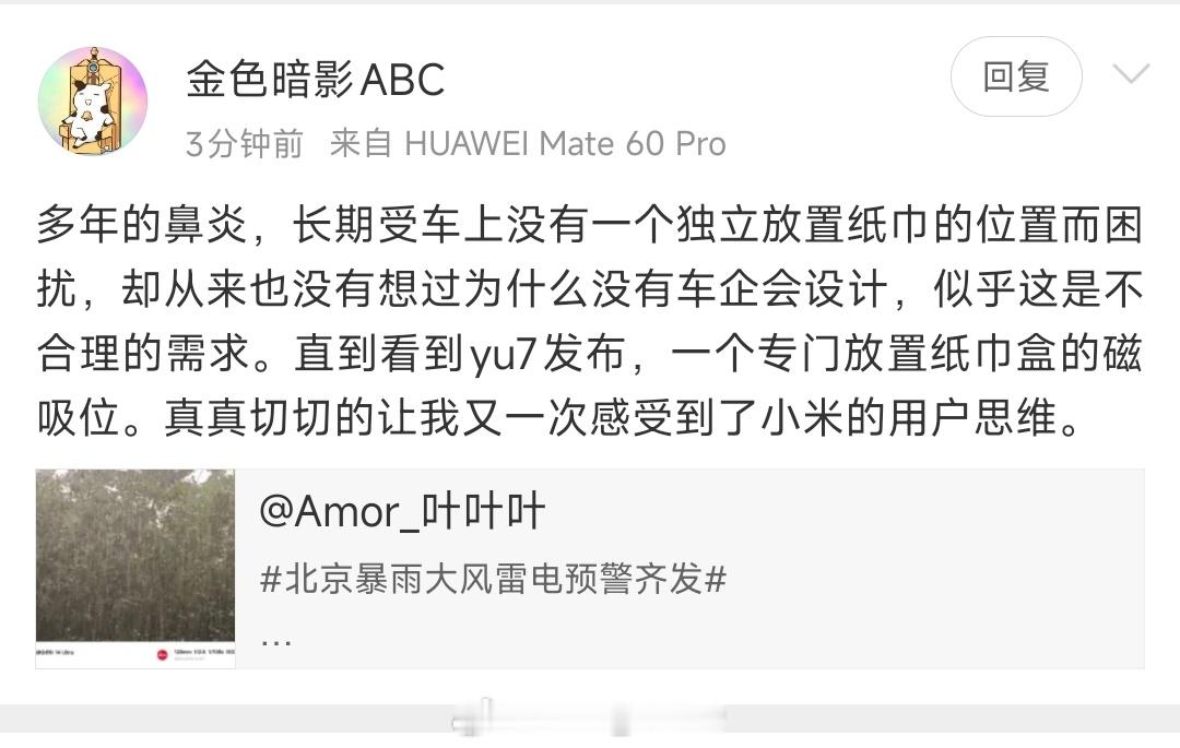 你不是车规级当然感受不出来，就跟轮椅猫感受不到L3的是什么感受一样，你这是太监看