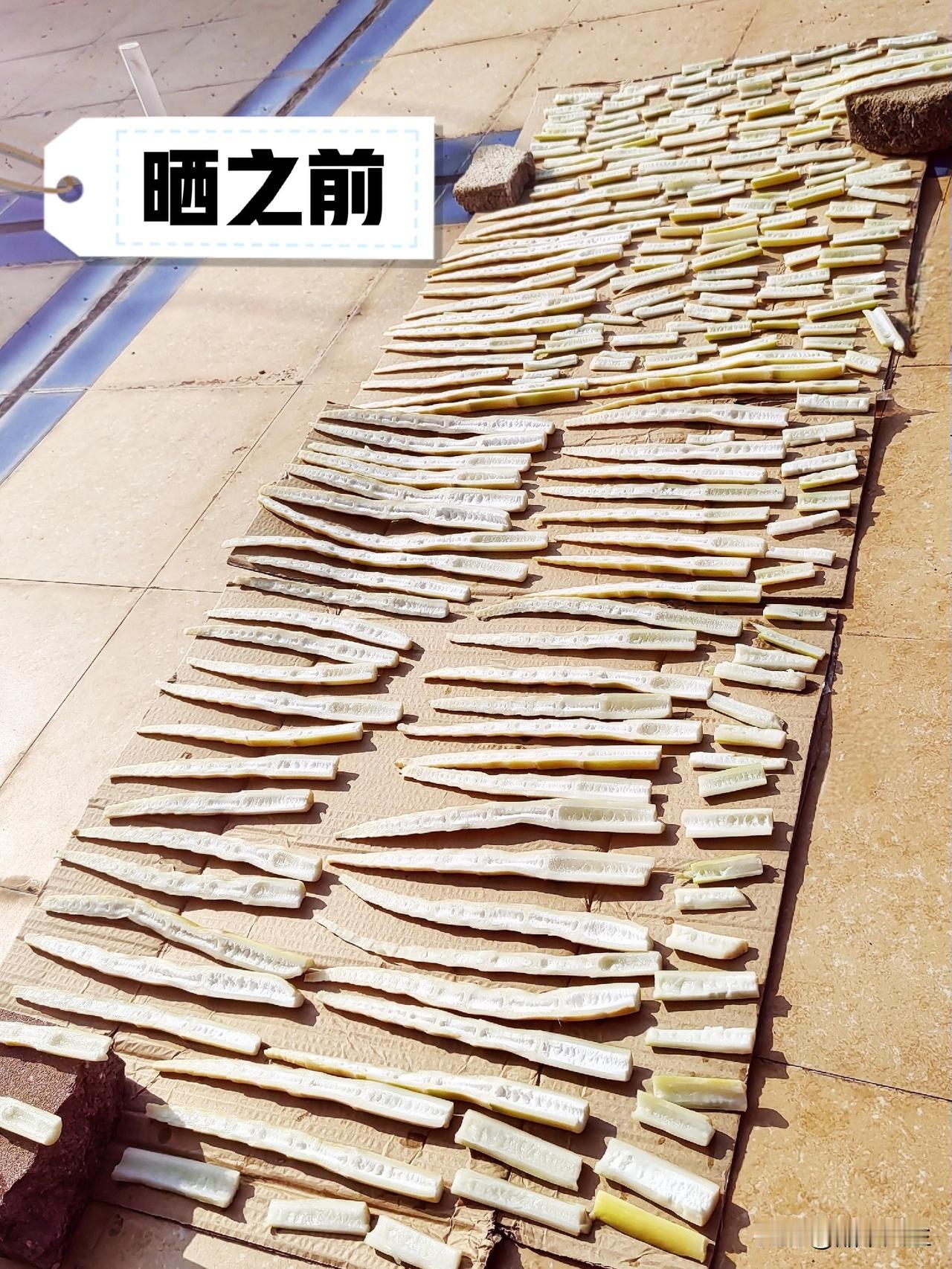 这缩水还是有点严重，才刚晒了一天，这前后对比 差异有点大啊！
      山里搞