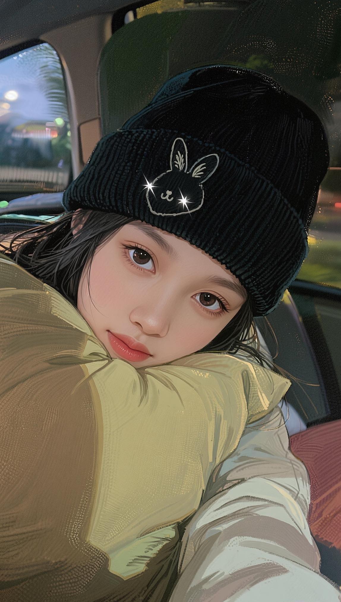 毛茸少女拍 抖音ai创作 看过来 漂亮 同款