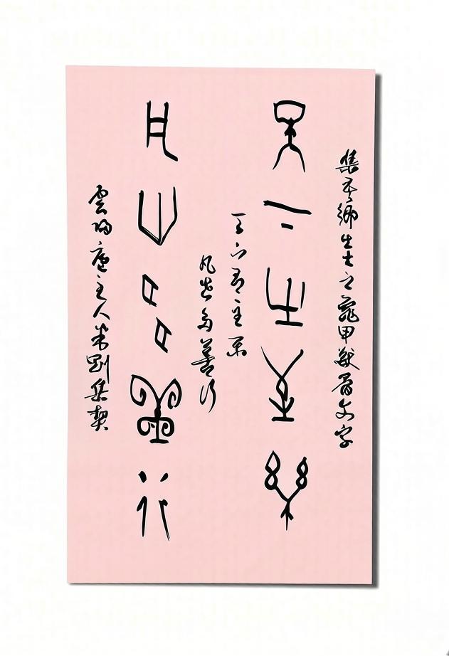 米刚甲骨文作品