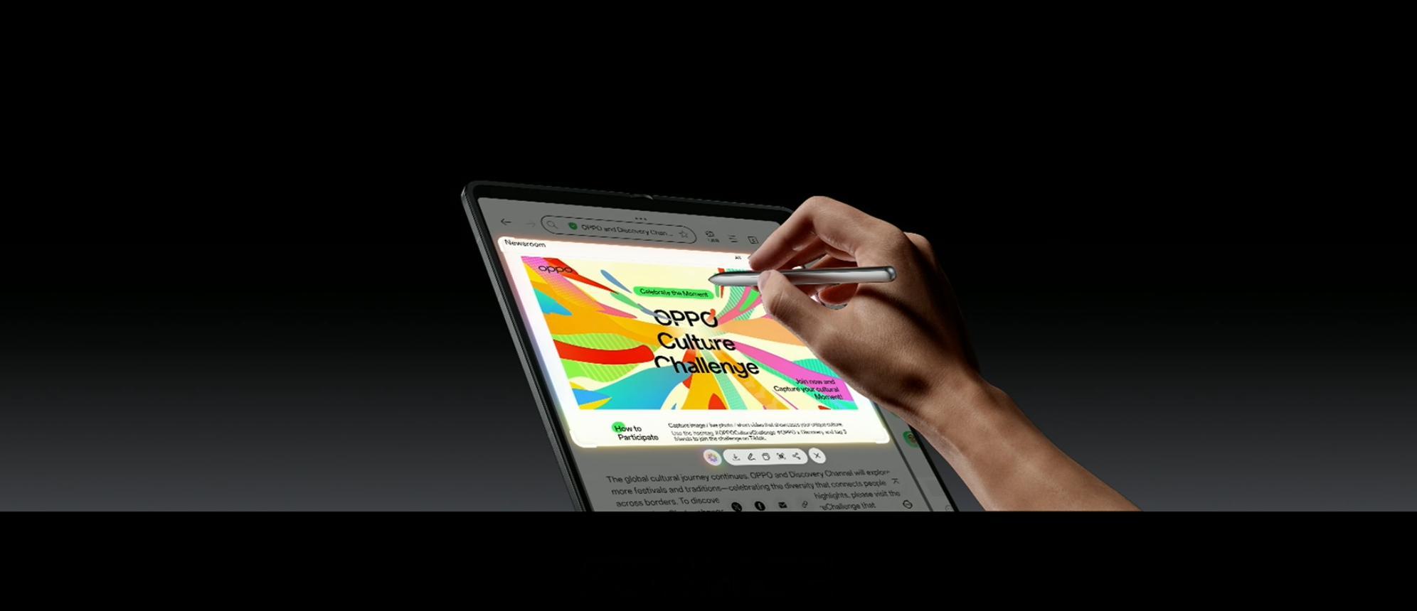 OPPO 的新硬件产品 AI 手写笔，重量约 4.8g，支持磁吸充电，还有专门的