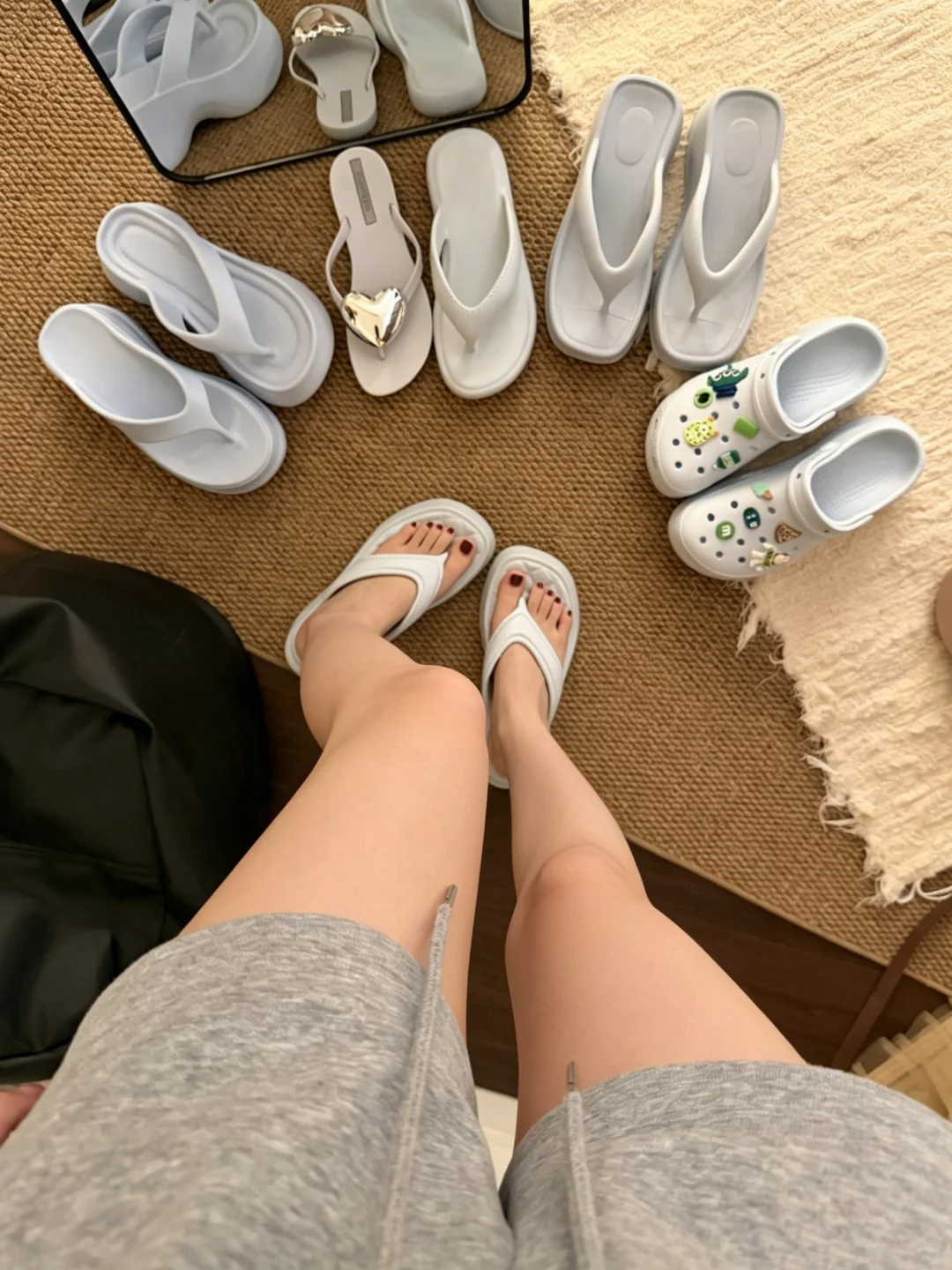 蓝色也这么好看哦！夏天要来点色彩哦！