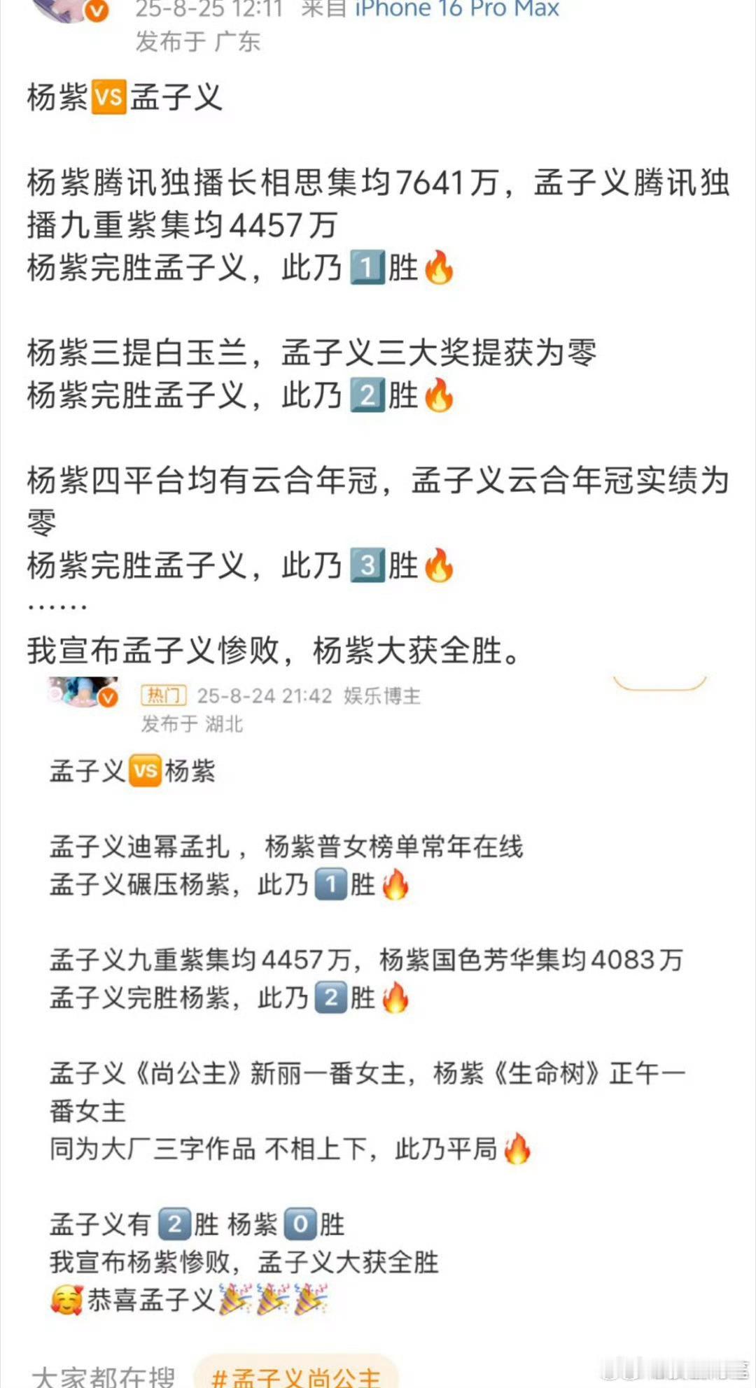 可以宣布从此以后孟子义和杨紫就是北电双花了[拜托] ​​​