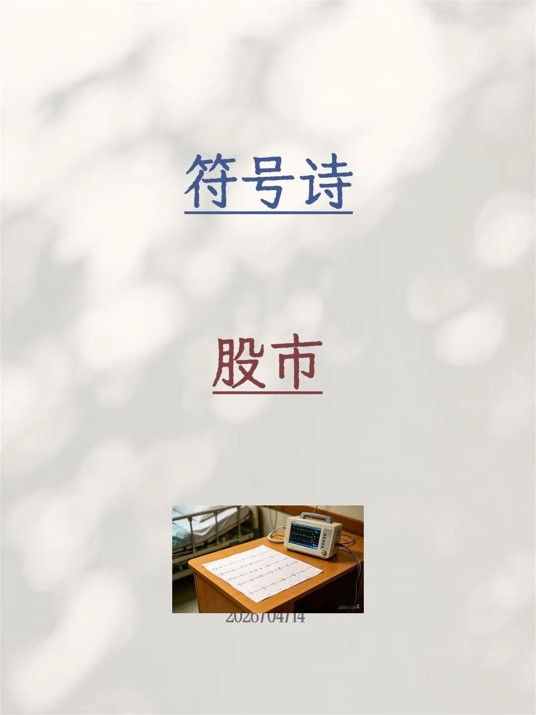 股市。符号诗股市