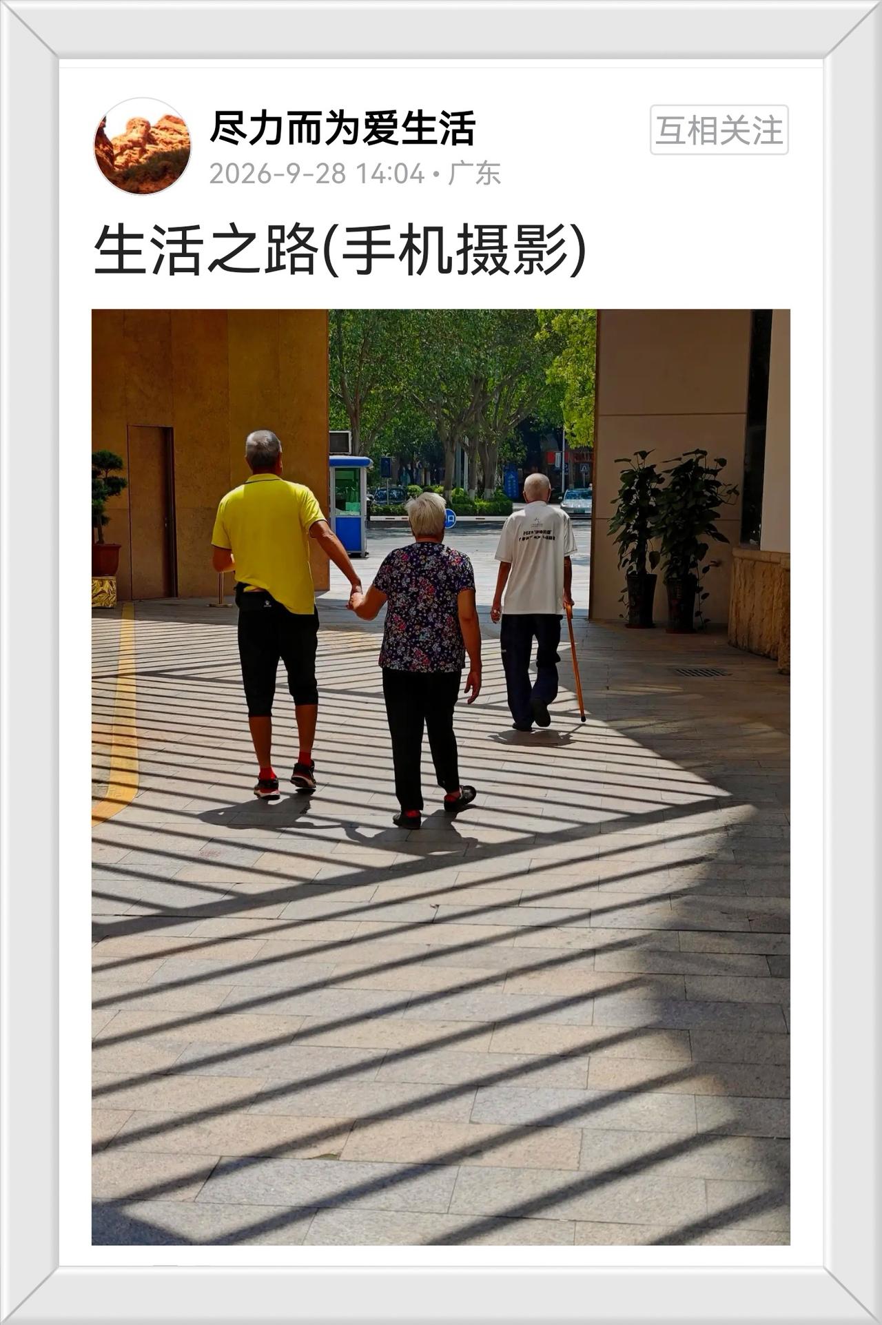 这张尽力为爱生活的拍摄作品《生活之路》拍摄意境深刻，值得品味。