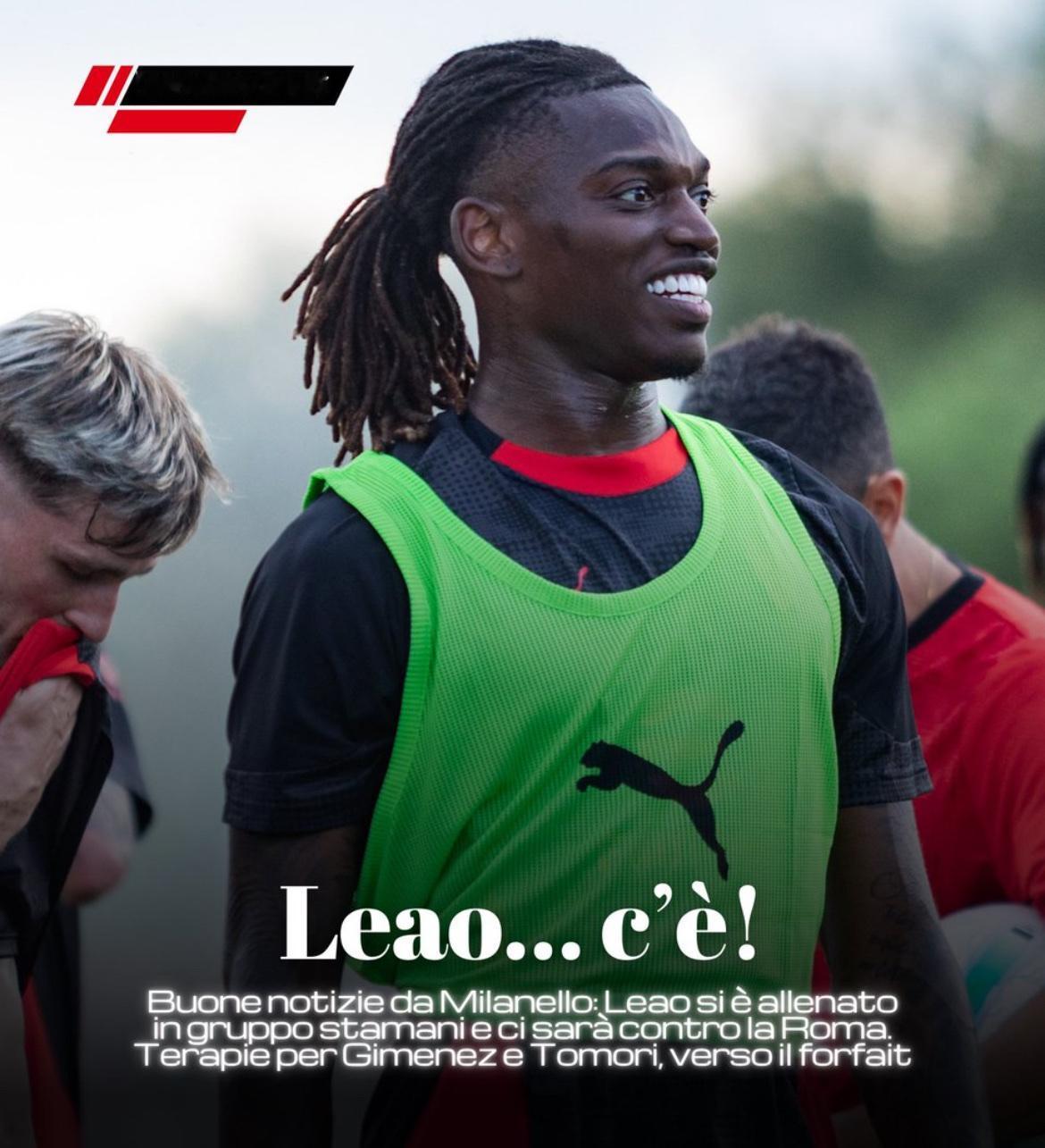 罗马已在望，米兰队内的伤员们状况如何呢？来看看米兰跟队记者维蒂耶洛的报道！
好消