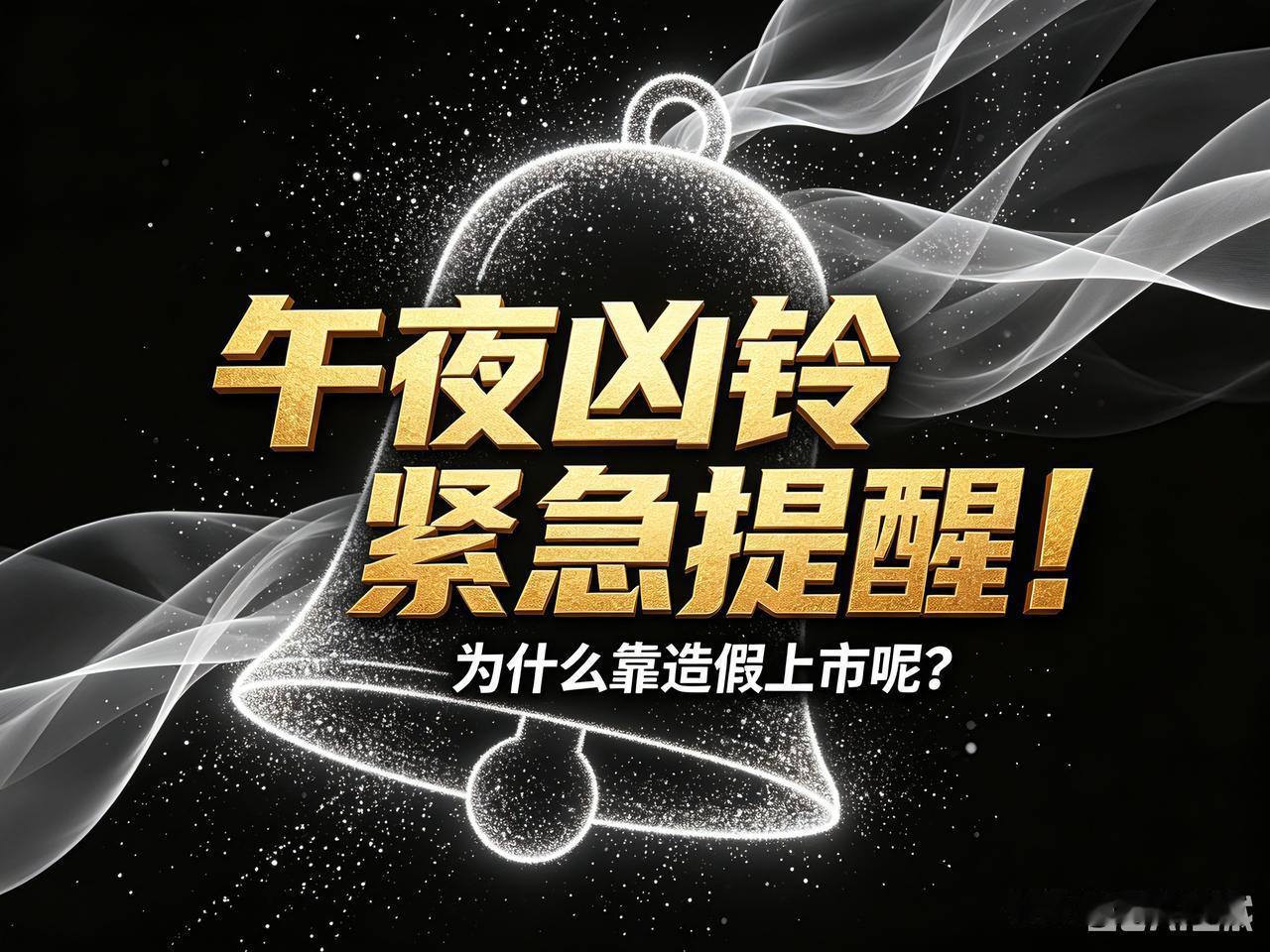 都睡了吗？
我就想不明白了，都是科技企业，
好好干，有前途，为什么靠造假上市呢？