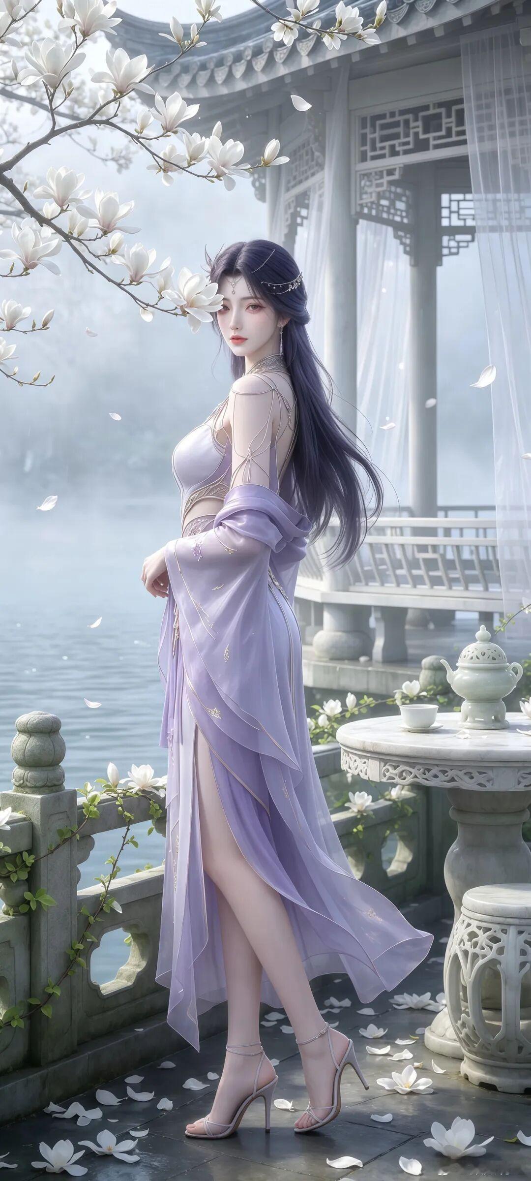 完美世界·云曦：荒古天地间的柔辉，藏在壁纸里的东方仙侠质感次元新星计划国漫动漫