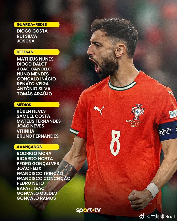 C罗 官方：C 罗因伤无缘本次葡萄牙大名单。 