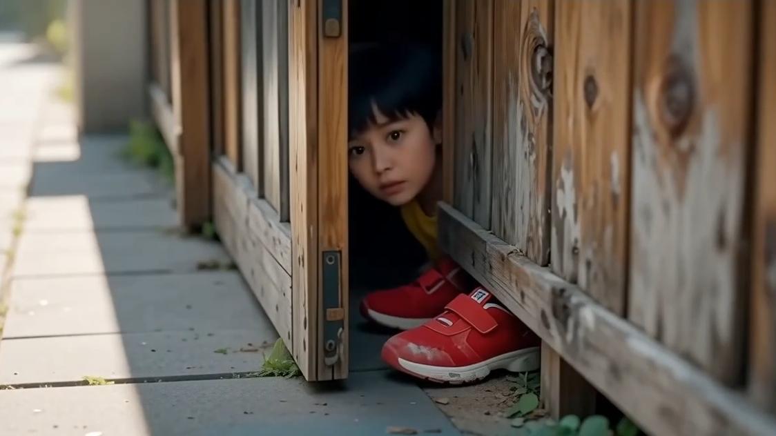 躲猫猫一一这是小时候经常玩的游戏，往往是小孩躲起来，让大人来找！
