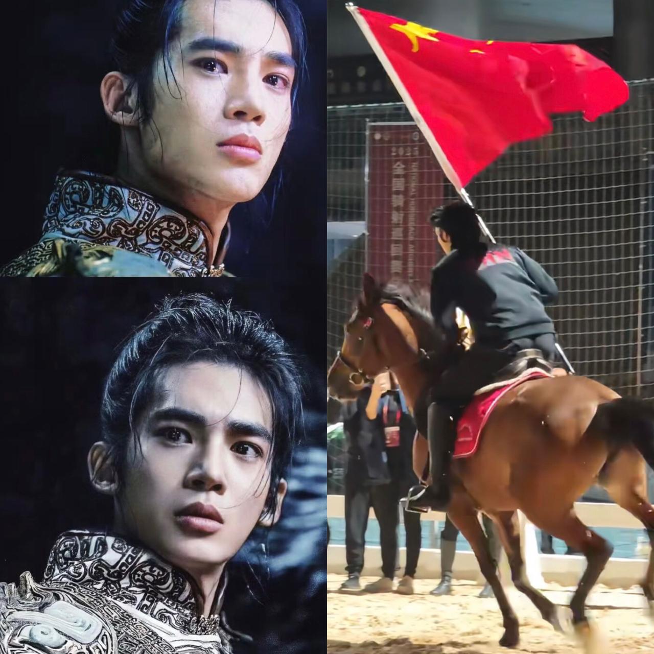 娱乐圈多来几位于适这样的男演员吧，
据说他是为拍一部电影学的骑马，
如今都可以代