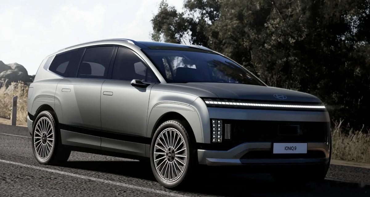 现代IONIQ9  正式发布，新车定位为 中大型SUV  ，将在 2024洛杉矶